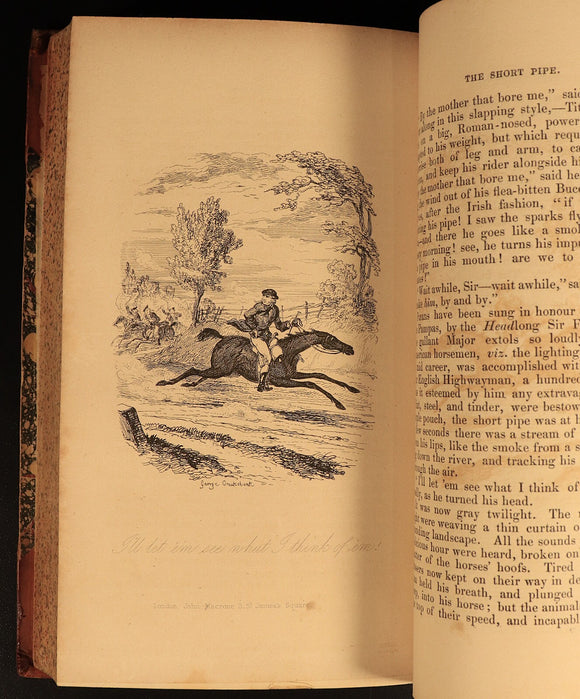 1836 Rookwood: A Romance W. Harrison Ainsworth Antiquarian British Fiction Book