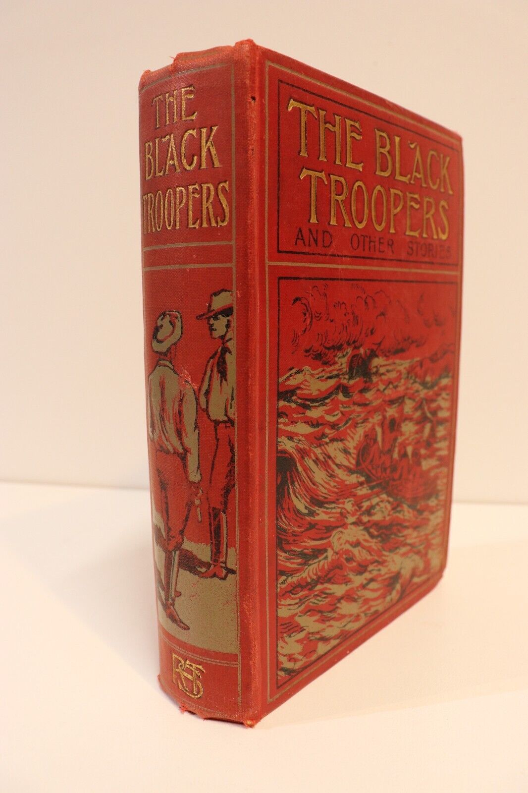 c1910 The Black Troopers & Other Stories Antique Australian Fiction Book