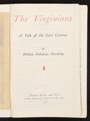1904 3vol The Works of W.M. Thackeray Antique Fiction Books New Century Library-12