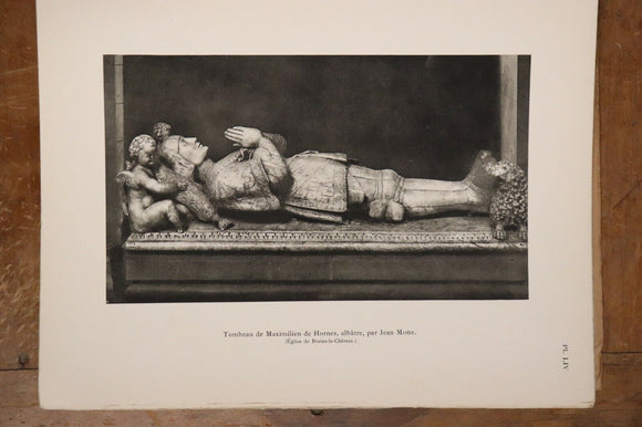 1928 L'architecture et La Sculpture en Belgique Antique Architecture Book