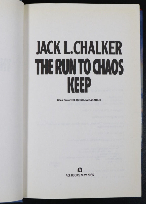 1989 3vol The Quintara Marathon by JL Chalker Science Fiction Book Set 1st Ed