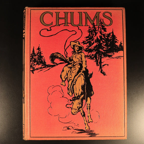 Chums 1919 Illustrated Paper For Boys Antique Illustrated British Childrens Book