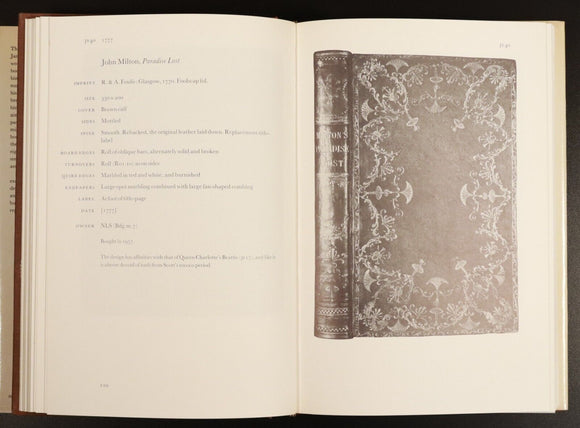 1980 James & William Scott Bookbinders by JH Loudon History Book On Books
