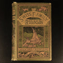 c1898 Swiss Family Robinson by H. Frith Antique Illustrated Fiction Book-1