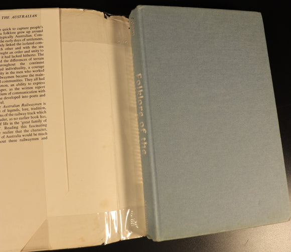 1969 Folklore Of The Australian Railwaymen by Patsy Adam Smith Railway Book