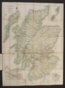c1930 Johnston's Motoring & Touring Map Of Scotland Antique Map Travel Book-4