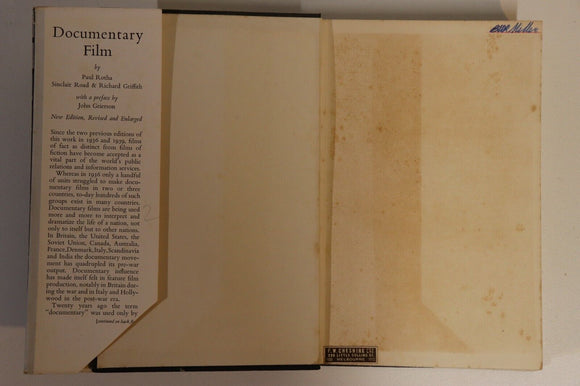 1952 Documentary Film by Paul Rotha Vintage Cinema & Film History Reference Book