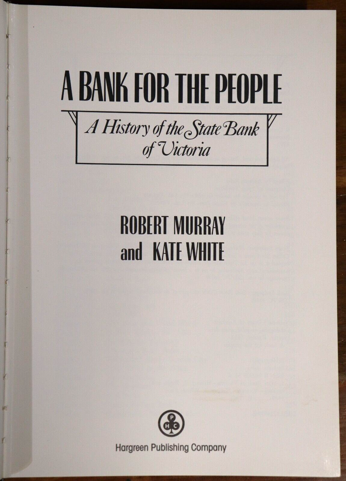 1992 History Of The State Bank Of Victoria Australian Financial History Book - 0