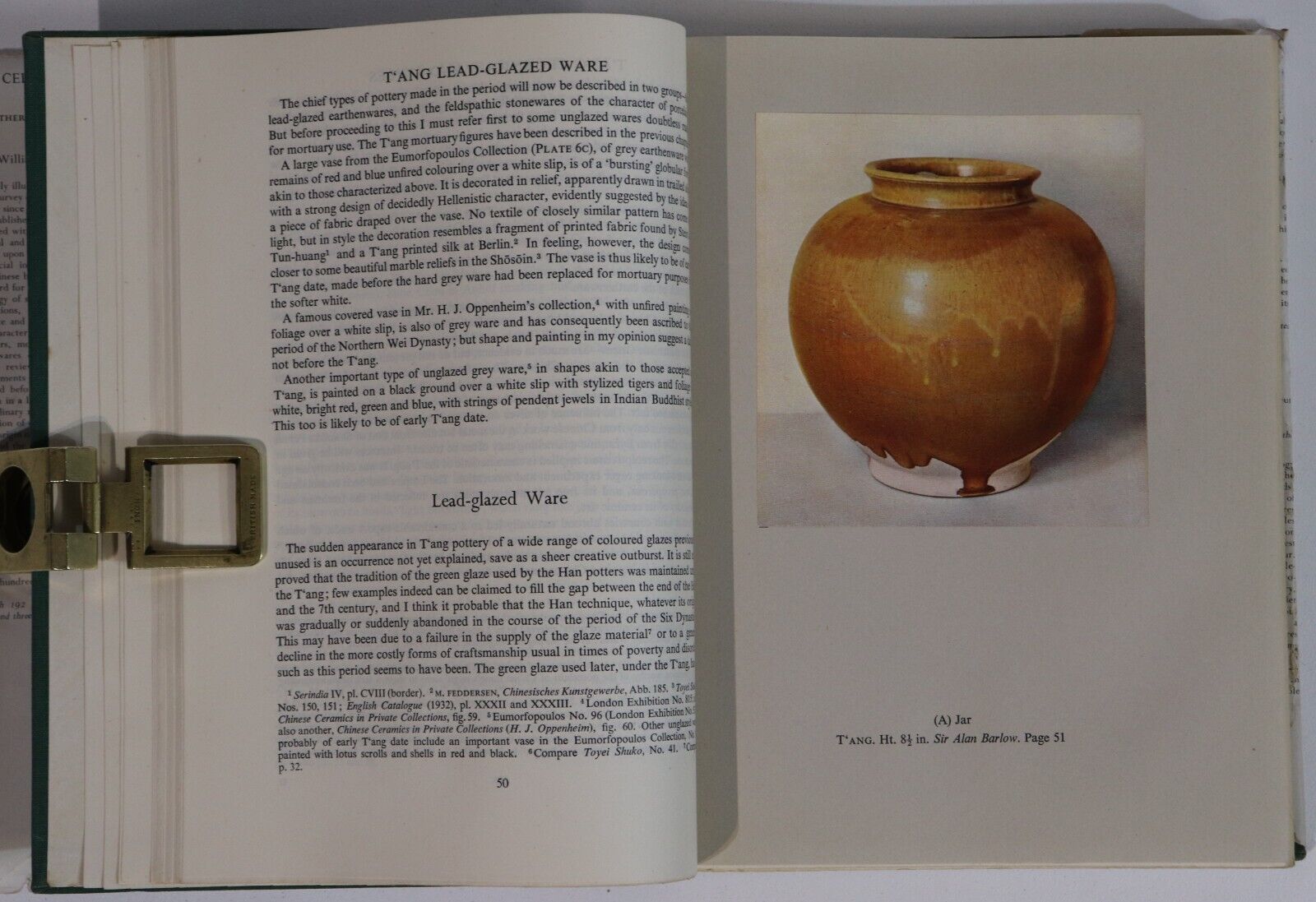 1945 The Ceramic Art Of China Antique Collectible Reference Book William B Honey