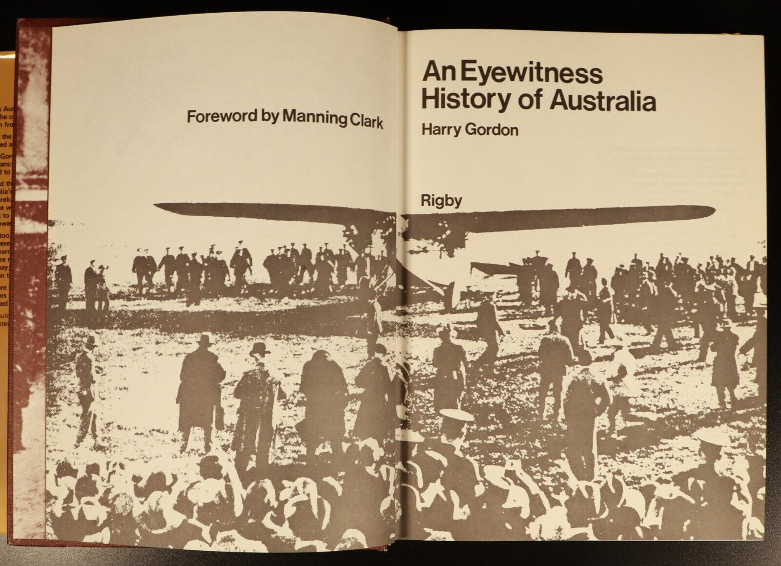 1976 An Eyewitness History Of Australia by Harry Gordon Australian History Book