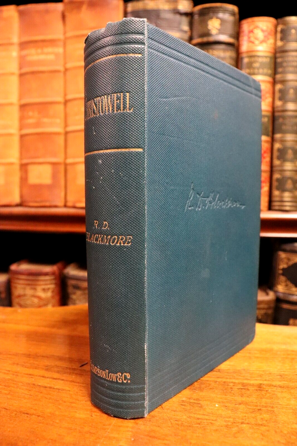c1900 Christowell by R.D. Blackmore Antique British Literature Fiction Book