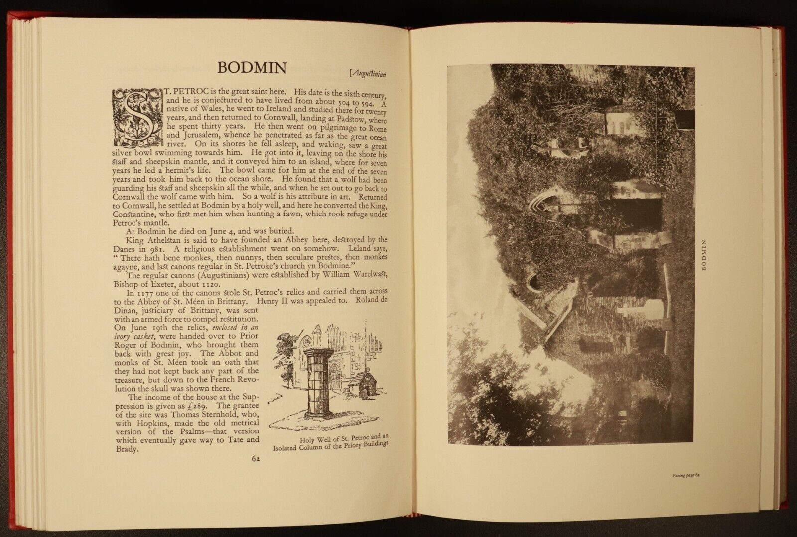 1926 Abbeys by M.R. James Antique British Church Architecture Reference Book