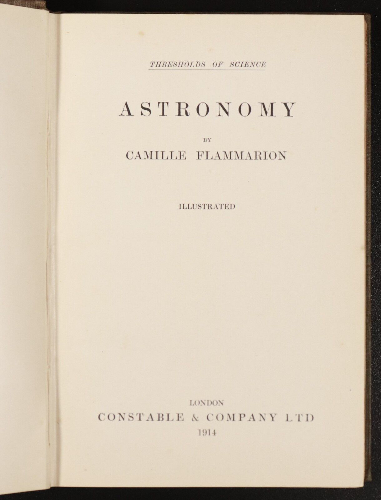 1914 Astronomy by Camille Flammarion Antique Astronomy Book Illustrated - 0