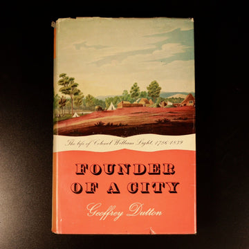 1960 Founder Of A City by Geoffrey Dutton South Australian Adelaide History Book - 0