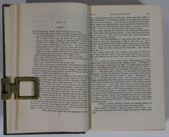 1929 The Plays Of John Galsworthy Antique British Theatre & Literature Book