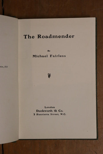 1912 The Roadmender by Michael Fairless Antique British Fiction Book - 0