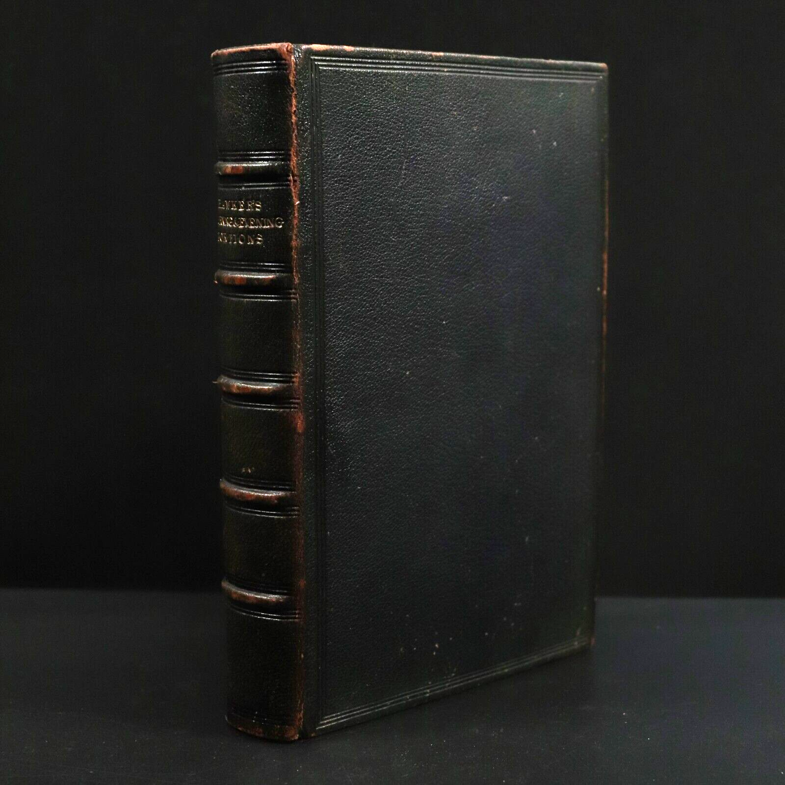 c1870 Morning & Evening Portions - Robert Hawker Antique Theology Book Scripture