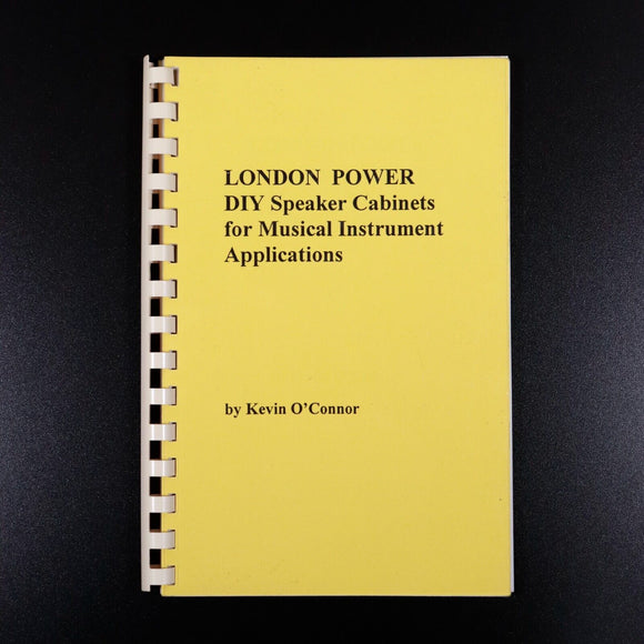 2001 London Power DIY Speaker Cabinets by Kevin O'Connor Music Instrument Book