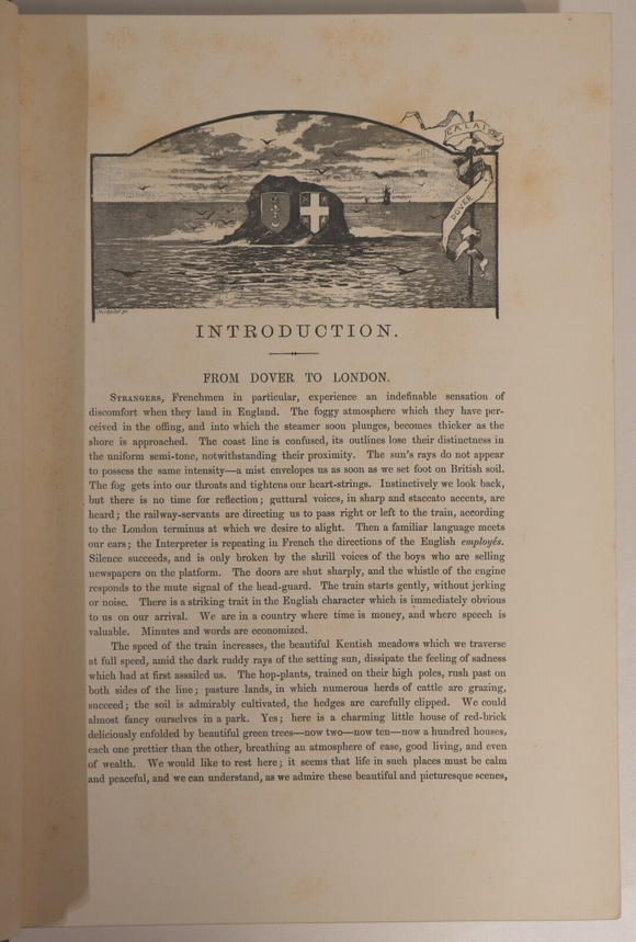 1887 England, Scotland & Ireland Picturesque Antiquarian British History Book