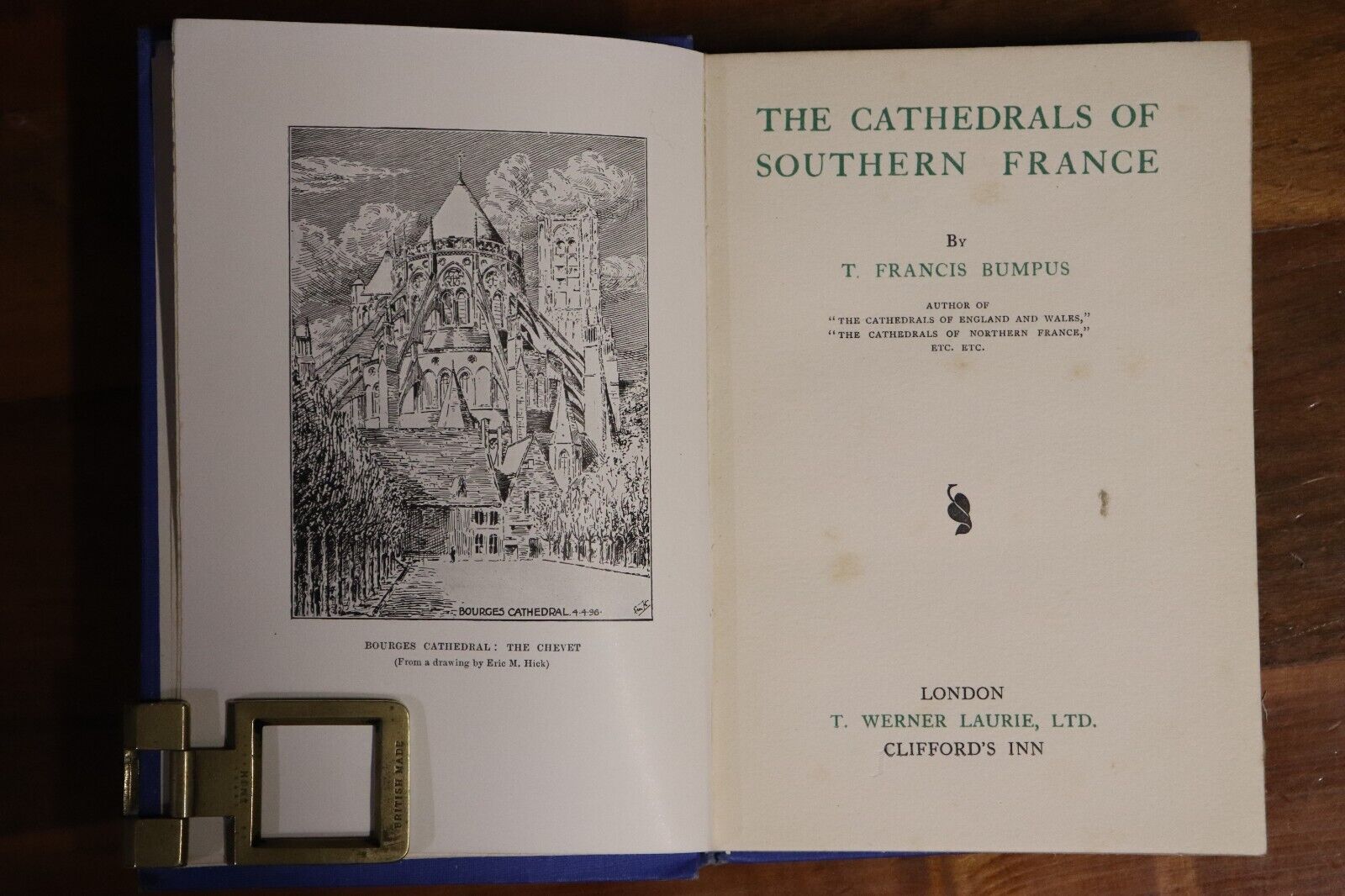 c1914 The Cathedrals Of Southern France Antique Architecture History Book - 0