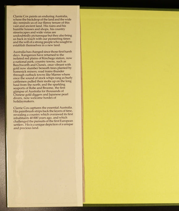 1985 Clarrie Cox Australia Currey O'Neil Australian Art History Book