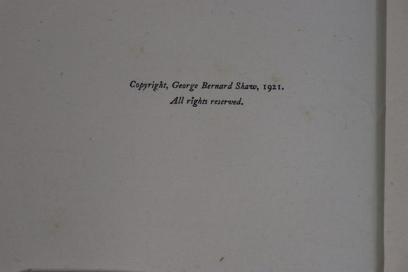 c1920 6vol Collected Works Of Bernard Shaw Literature Book Collection