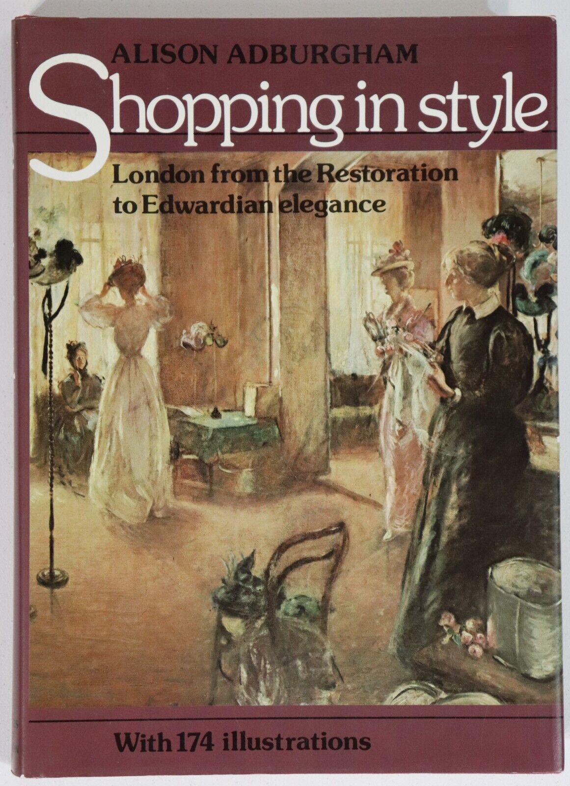 1979 Shopping In Style by Alison Adburgham Vintage British Retail History Book