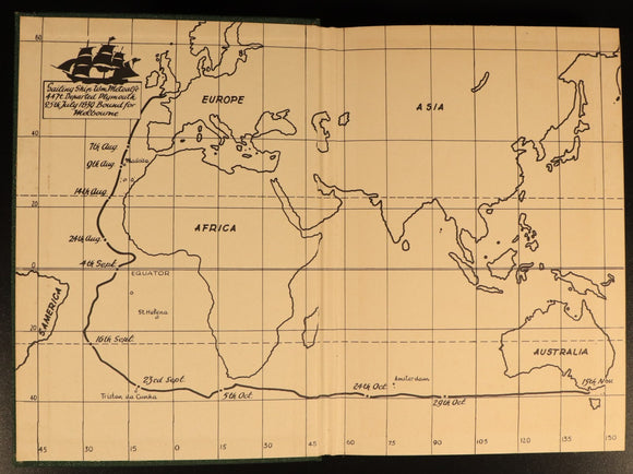 Voyage From Plymouth To Melbourne In 1839 Australian History Book J.B. Were