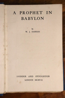 1907 A Prophet In Babylon by WJ Dawson Antique American Fiction Book 1st Edition-3