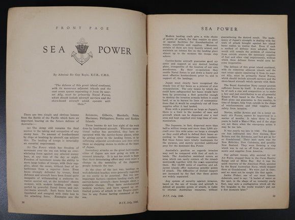 1945 9vol Dittybox & Dit Australian & British Navy WW2 History Books Magazines