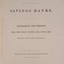 1860 Savings Banks Colony Of Victoria Government Report History Book Stocks-3