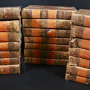 1830 25vol Oeuvres De Walter Scott Antiquarian Fiction Books Set French MAP-1