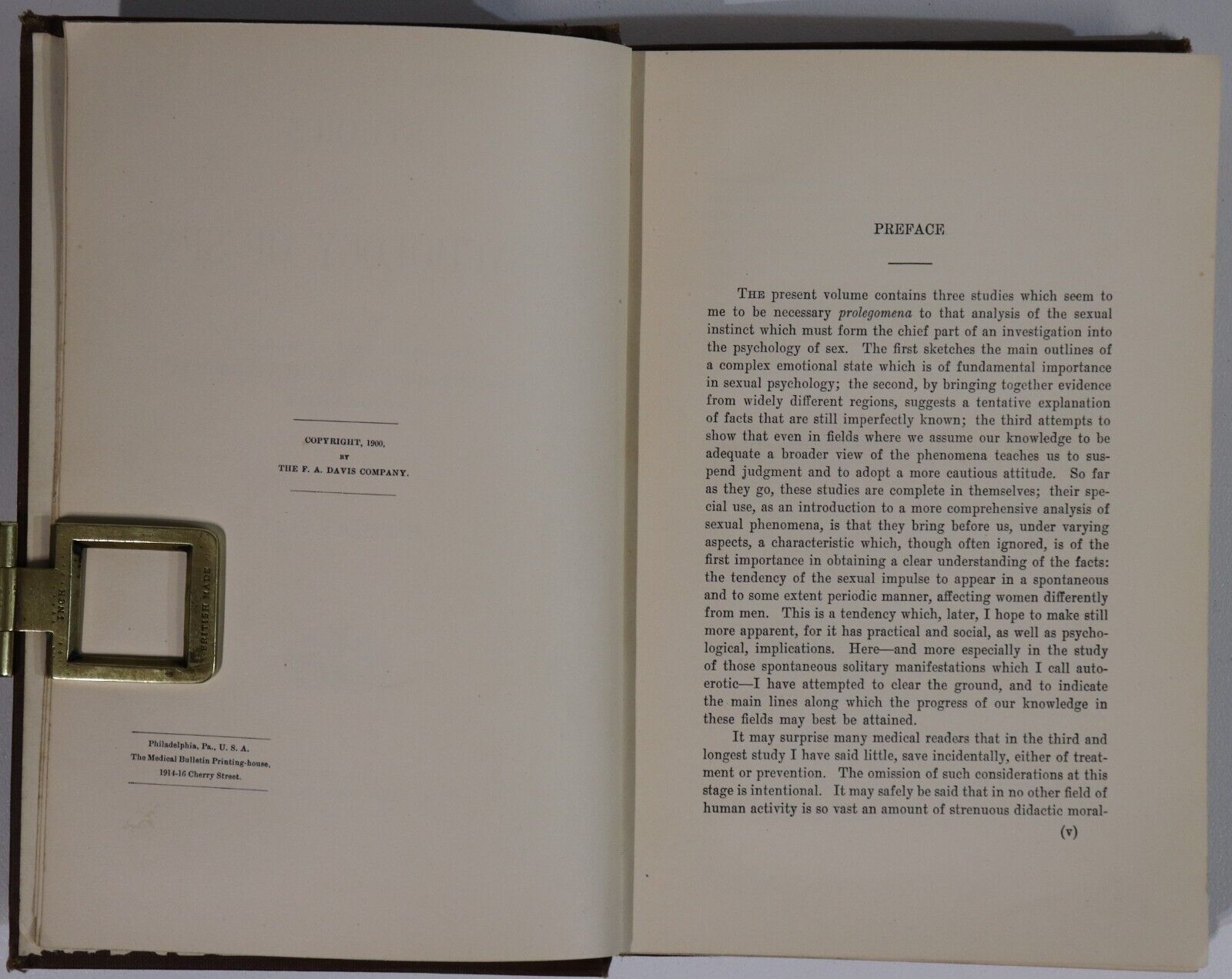 1906 Studies In The Psychology Of Sex Antique Sex Psychology Reference Book Set