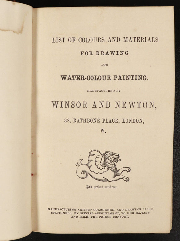 1859 Treatise On Landscape Painting by John Chase Antiquarian Art Book 4 Books