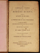 1848 The Complete Works Of Robert Burns by J Currie Antique Scottish Poetry Book-8