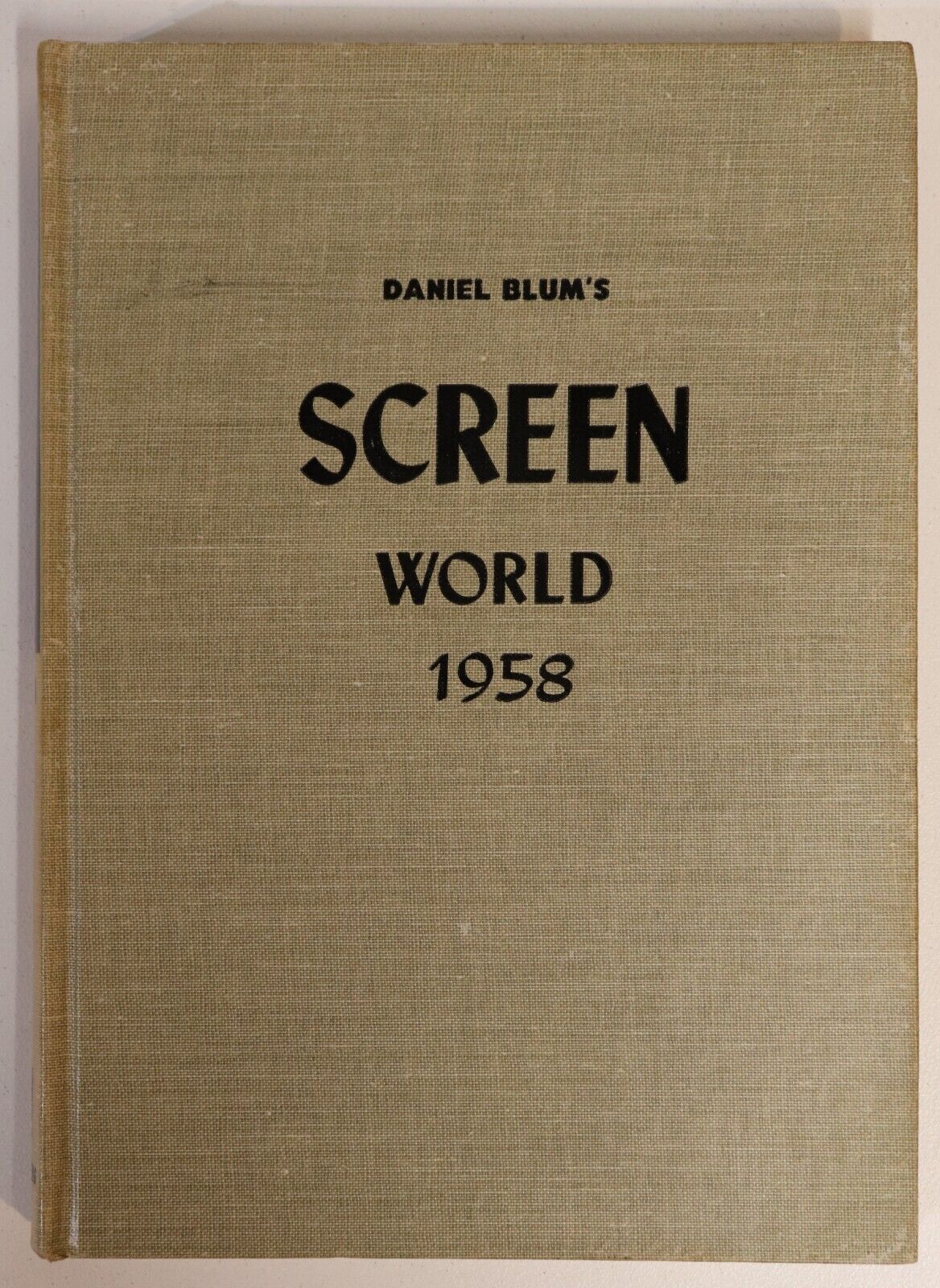 1958 Daniel Blum's Screen World Vintage Film & Cinema History Book