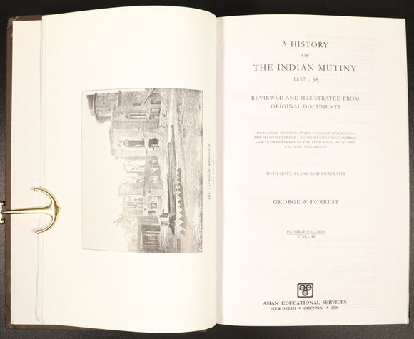 2006 3vol History Of The Indian Mutiny by GW Forrest Military History Book Set