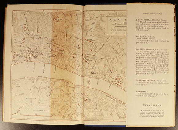 1951 Boswell's London Journal 1762 - 1763 Vintage Scottish History Book