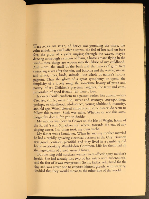 A Voice, A Life by Joan Hammond 1970 SIGNED 1st Ed Theatre Book Autobiography