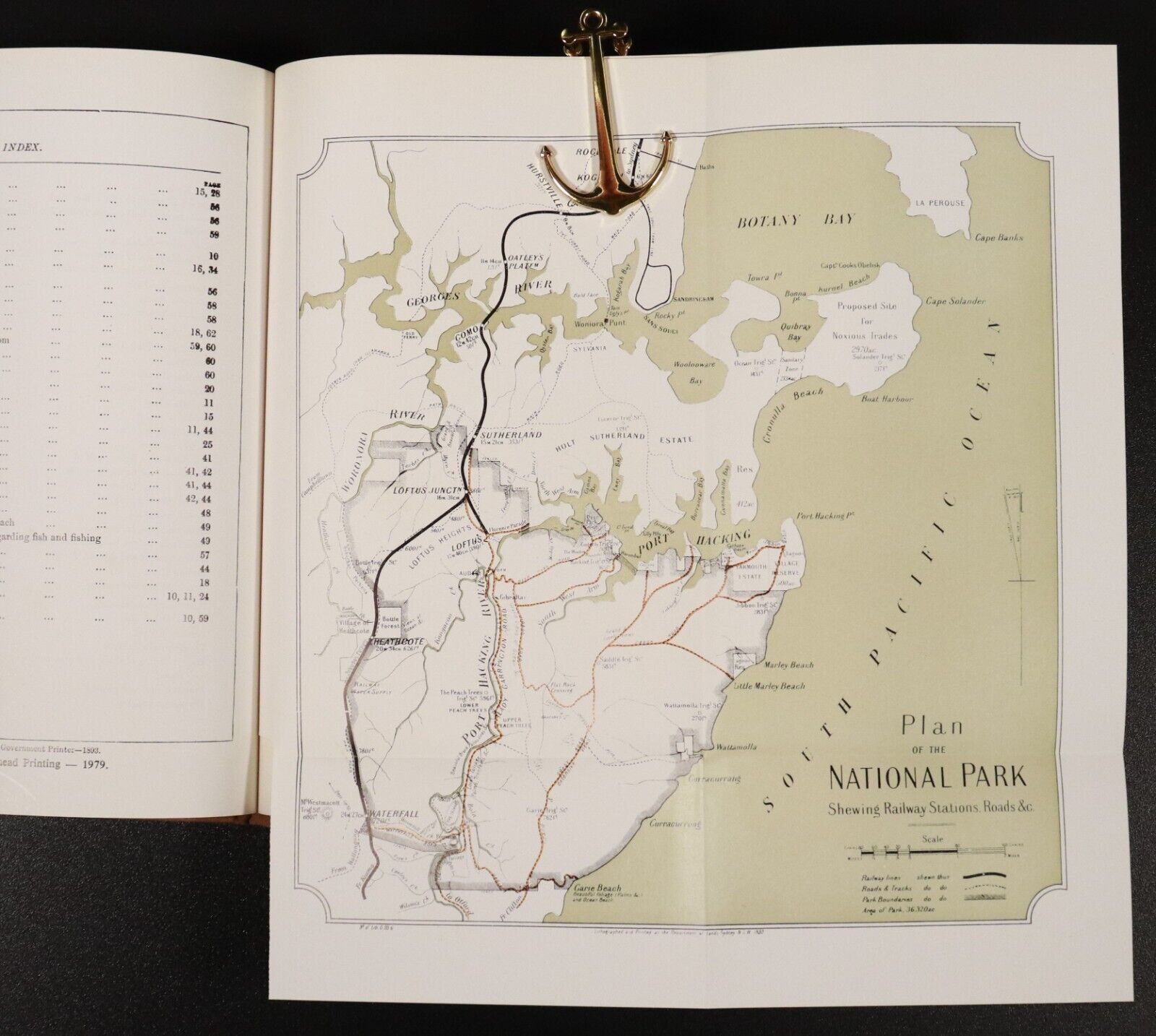 1979 Official Guide To National Park Of New South Wales Australian History Book