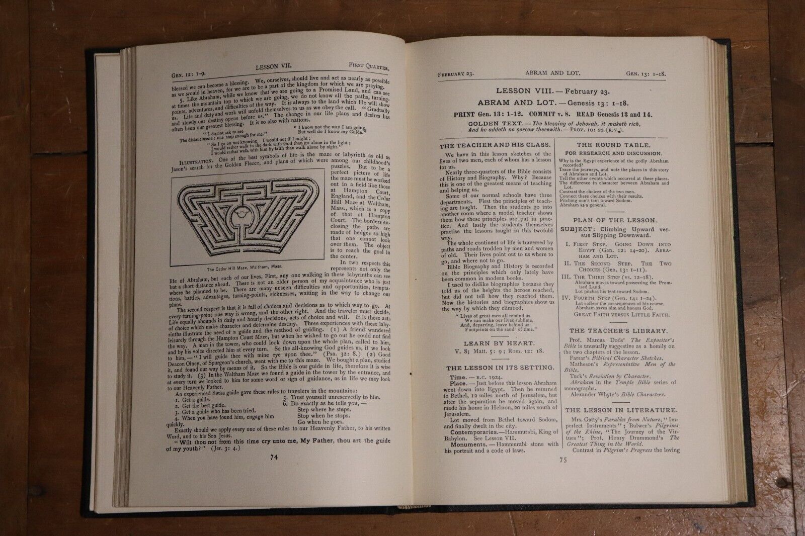 1913 Peloubet's Select Notes On International Lessons Antique Religious Book