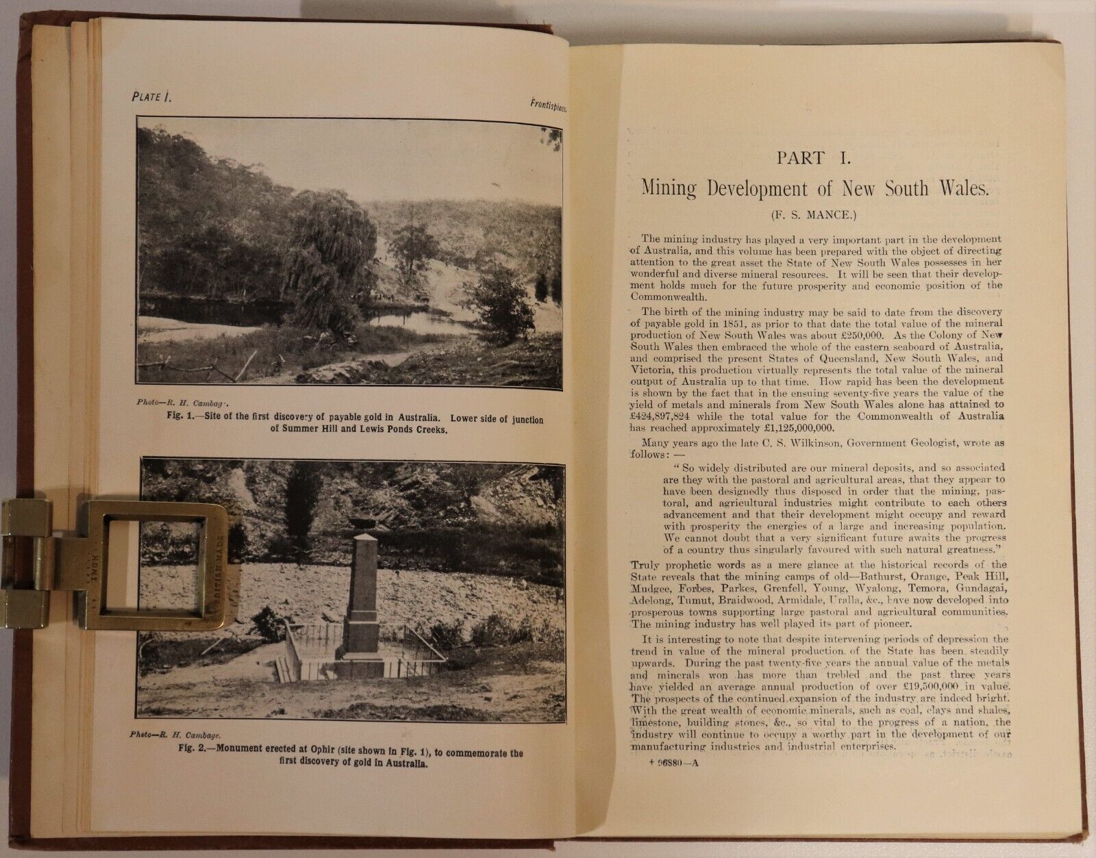 1928 The Mineral Industry Of New South Wales Australian Mining History Book