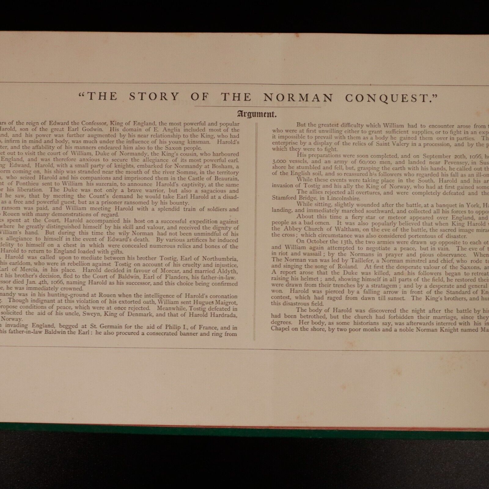 1866 Story Of The Norman Conquest by Daniel Maclise Antiquarian British Book 1st