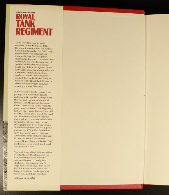History Of Royal Tank Regiment by George Forty 1989 British Military Book