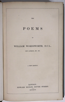 1847 The Poems Of William Wordsworth Antique Leather Bound Poetry Book-5