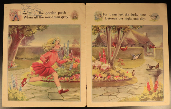 Dinkle Donkle Doo by Stella Mead c1941 RARE Antique Illustrated Childrens Book