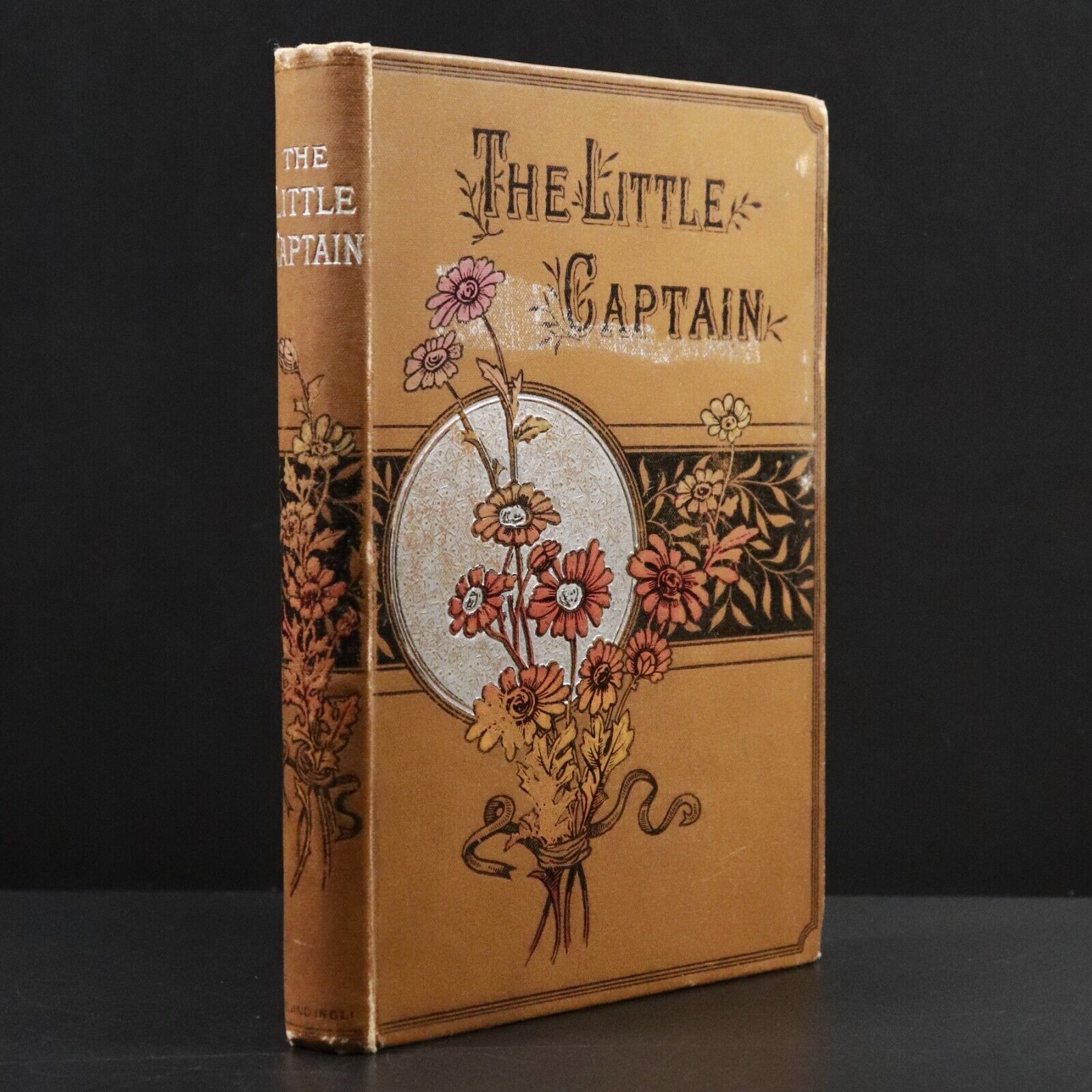 c1910 The Little Captain by Mrs George Cupples Antique Fiction Book Illustrated