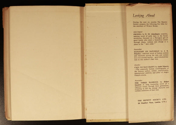 1944 My Early Life: Roving Commission by Winston Churchill Antique History Book