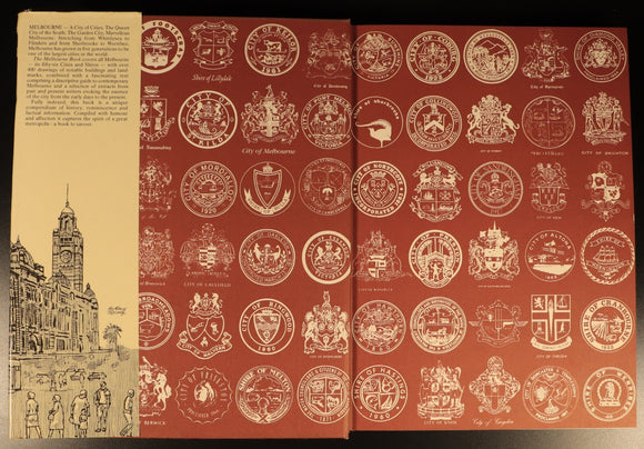 The Melbourne Book by Anthony Harvey 1982 Melbourne Australia Local History Book