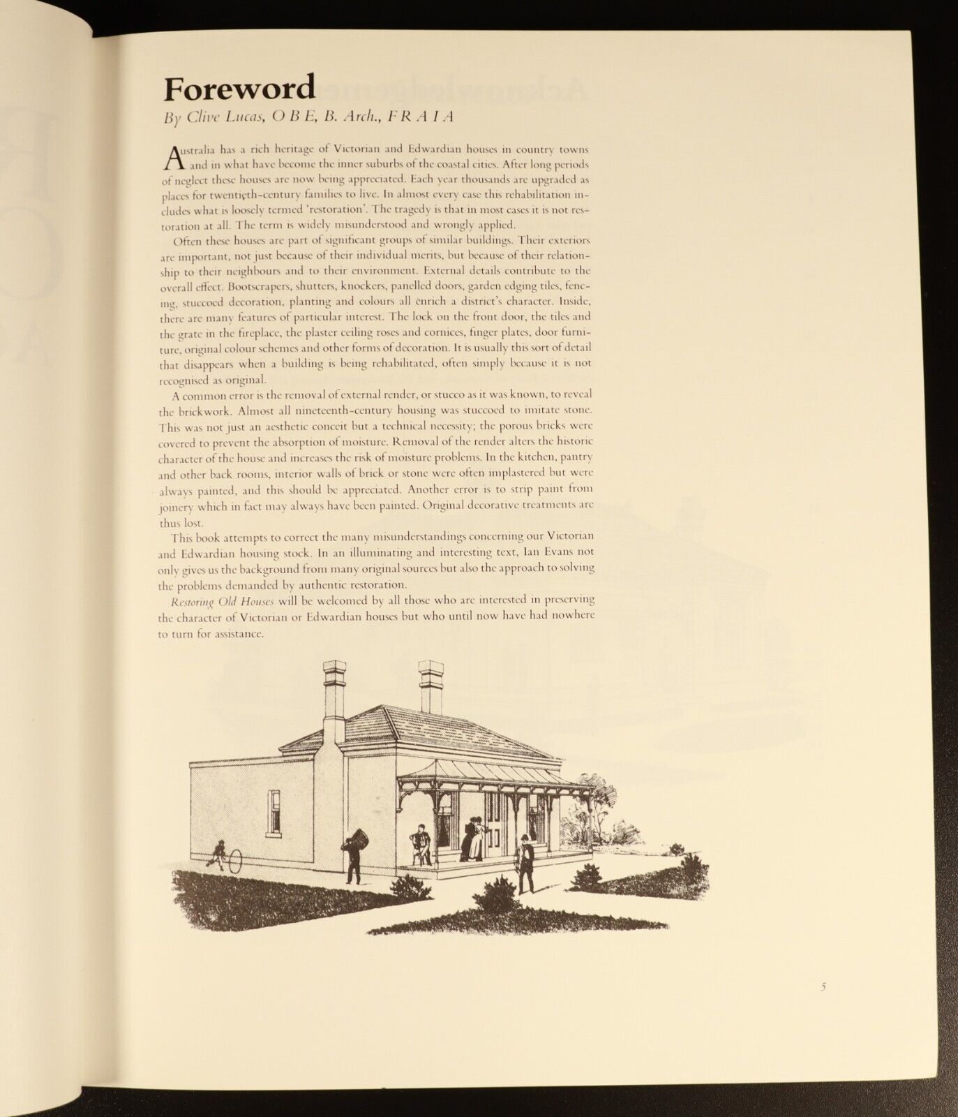 1985 Restoring Old Houses Ian Evans Australian House Renovation Restoration Book